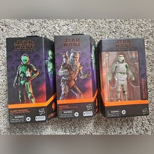 STAR WARS Black Series Halloween Edition – 3 Figure Bundle (Nib)